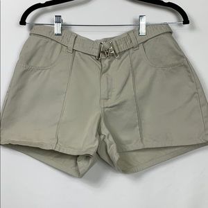 Jordache lo-rise khaki shorts size 11/12